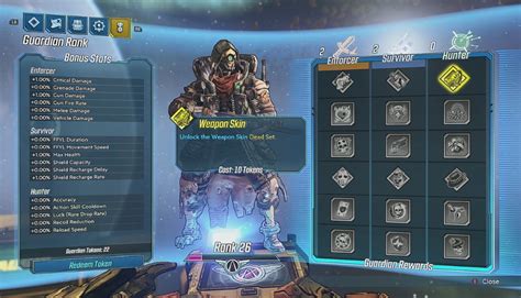 borderlands 3 guardian rank editor.